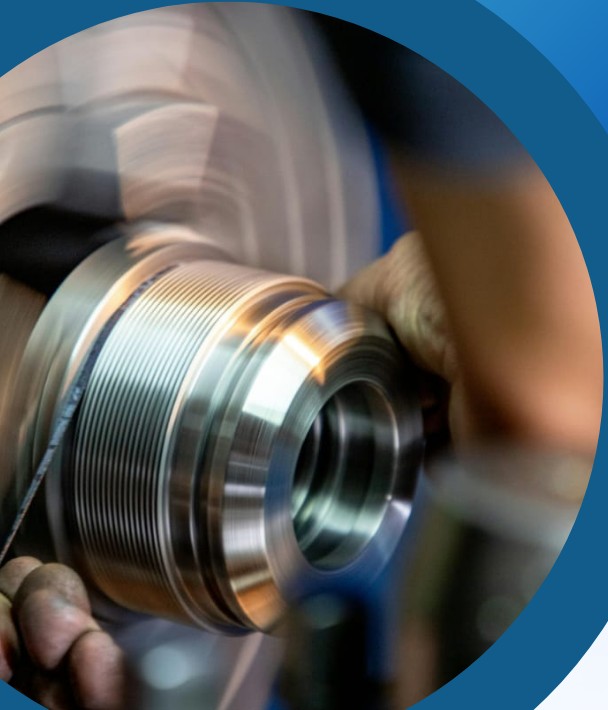 Precision machining of a metal component